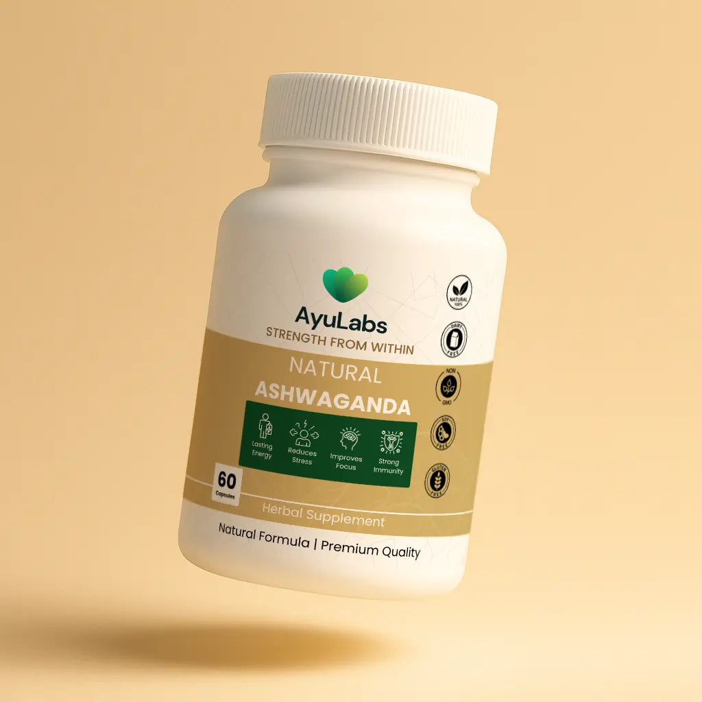 Natural Ashwagandha - 60 Capsules